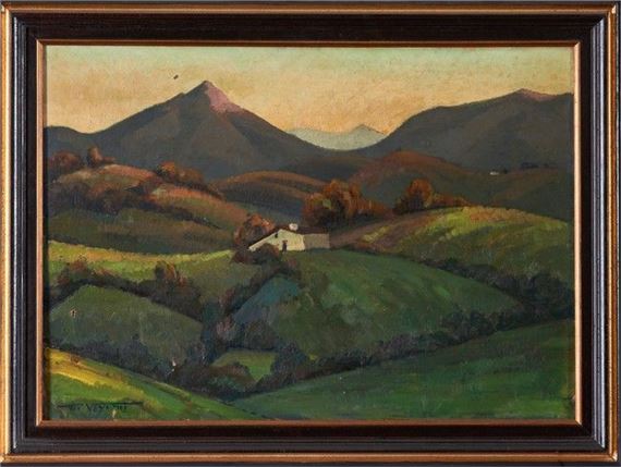 Maison basque dans les montagnes by Philippe Veyrin