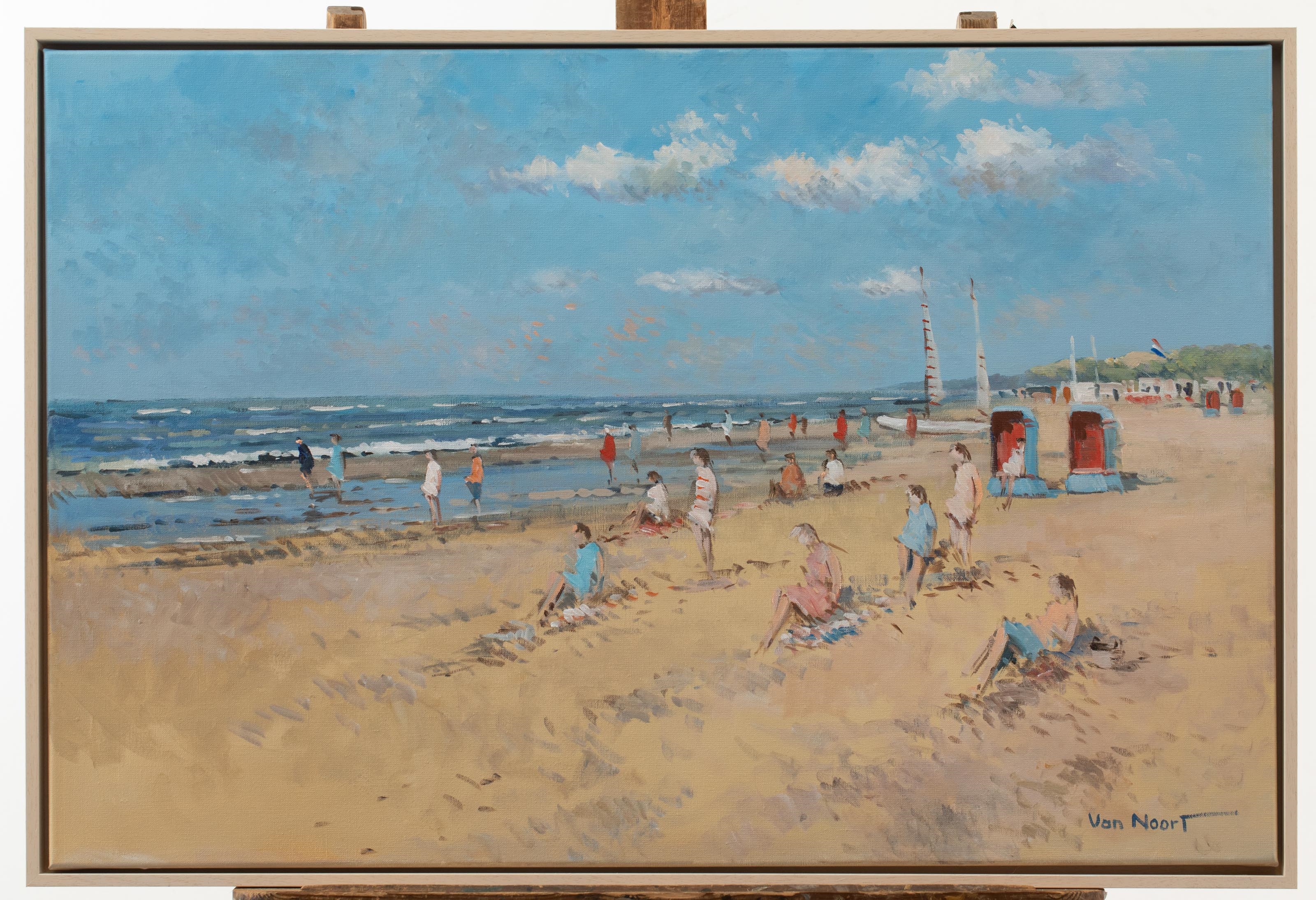 Artwork by Arie C. Van Noort, 'Zandvoort Holland', Made of Canvas