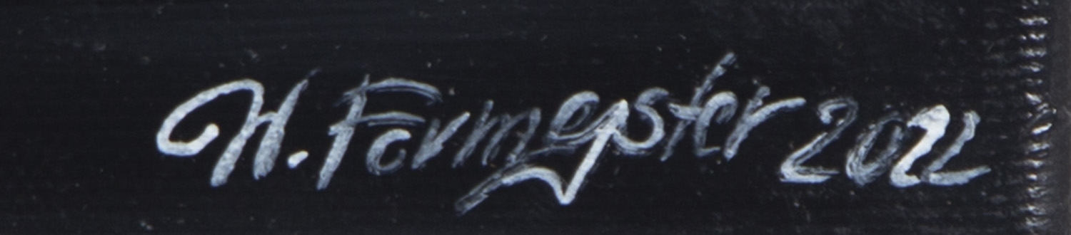 Artwork by Weronika Formejster, Black Knight, Made of oil/canvas