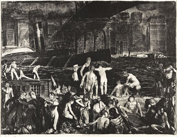 Splinter Beach by George Bellows, 1916