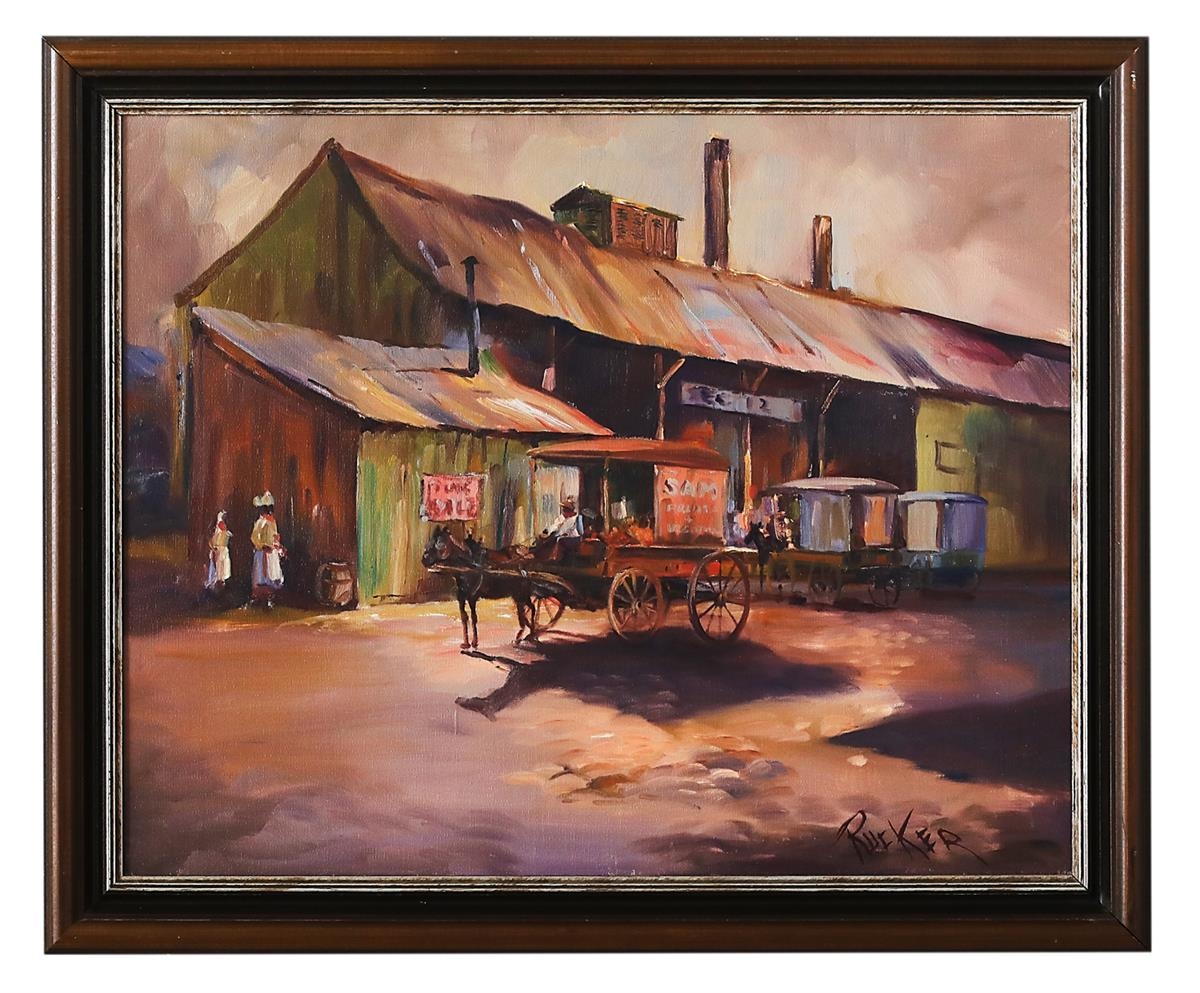 Robert Malcolm Rucker | French Market | MutualArt