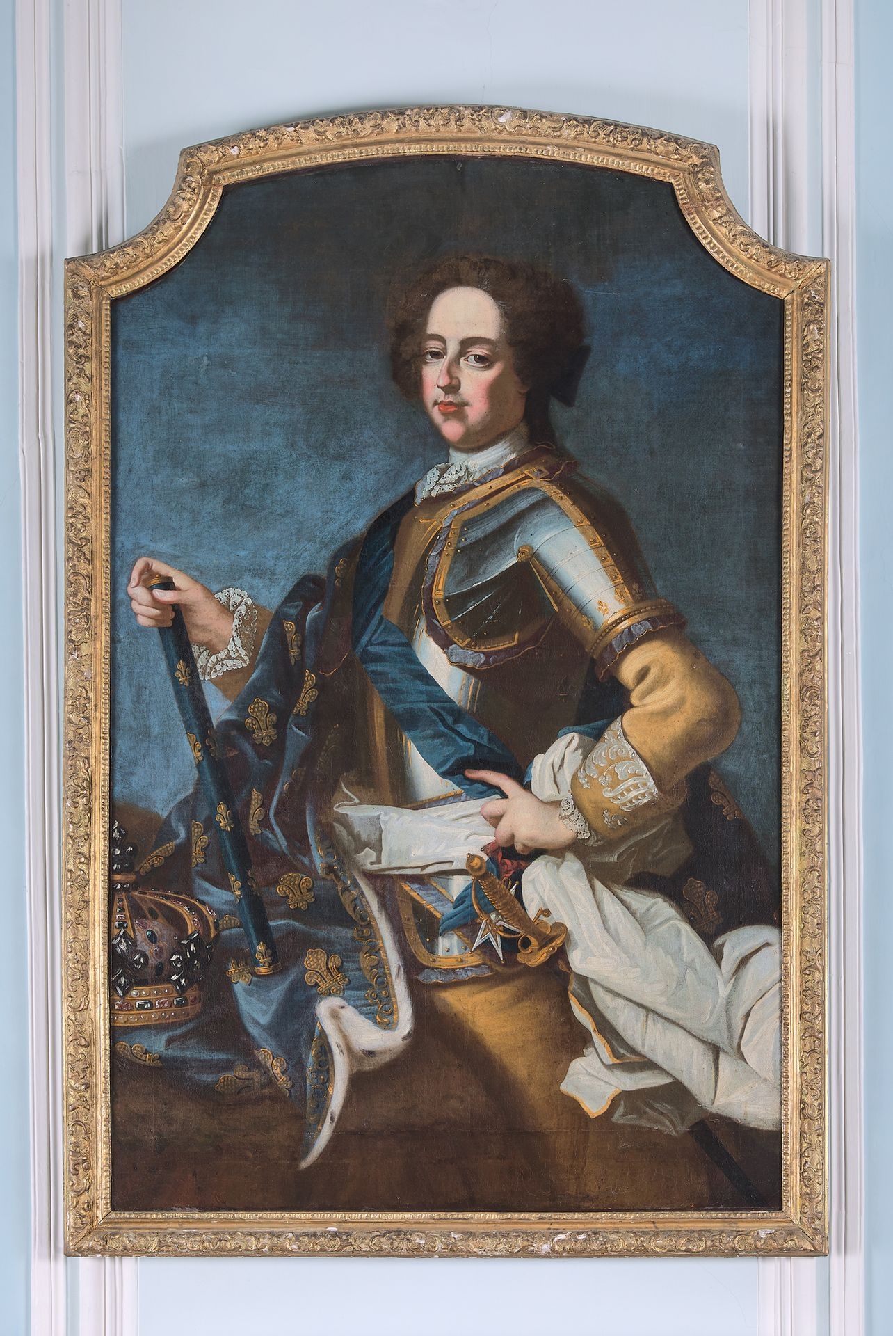 Portrait of Louis XIV - French school circa 1700 - Ref.89872