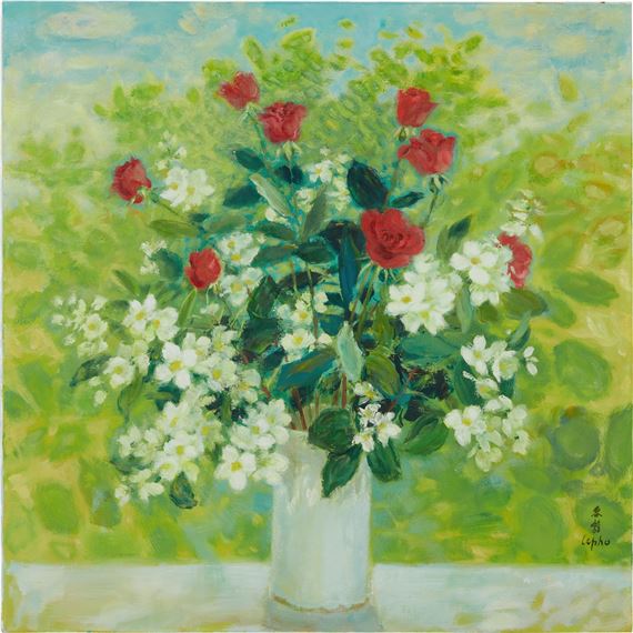 Les roses et les syringas by Lê Ph?