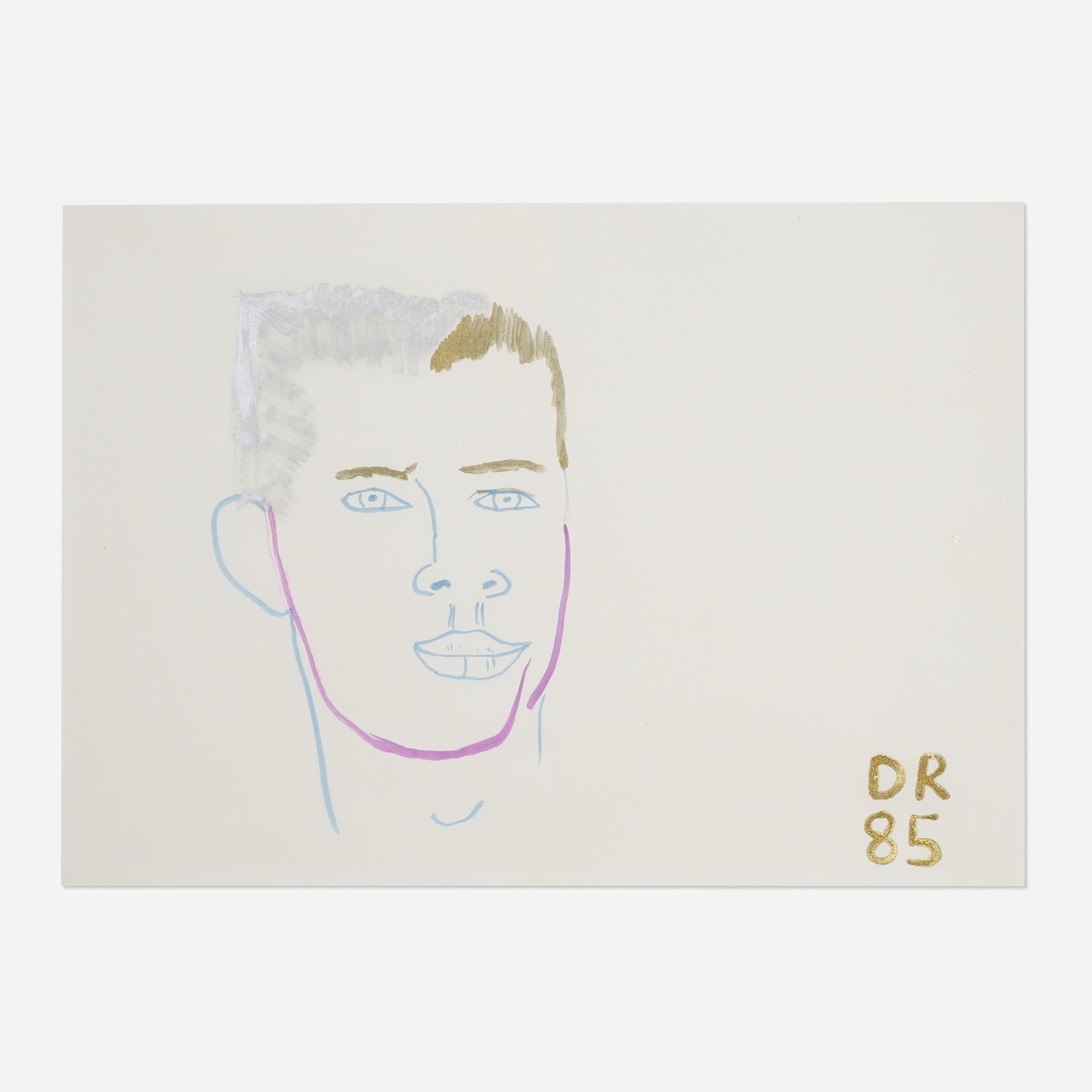 Artwork by David Robilliard, Untitled, Made of ink on paper