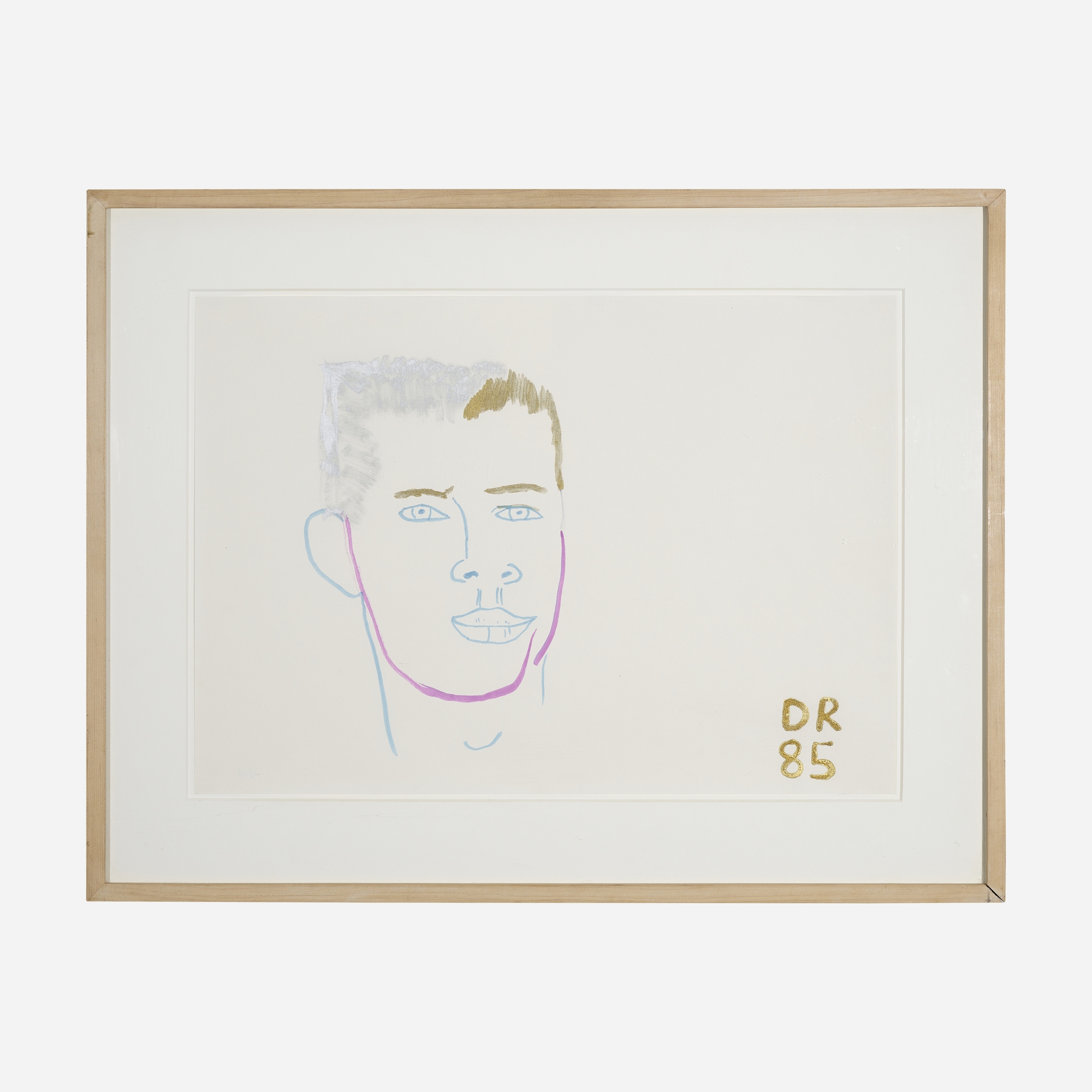 Artwork by David Robilliard, Untitled, Made of ink on paper