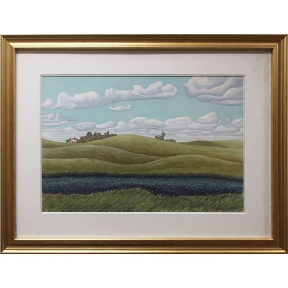 Norman R. Brown | LOOKING EAST OF BROUGHAM, ONT. (1997) | MutualArt