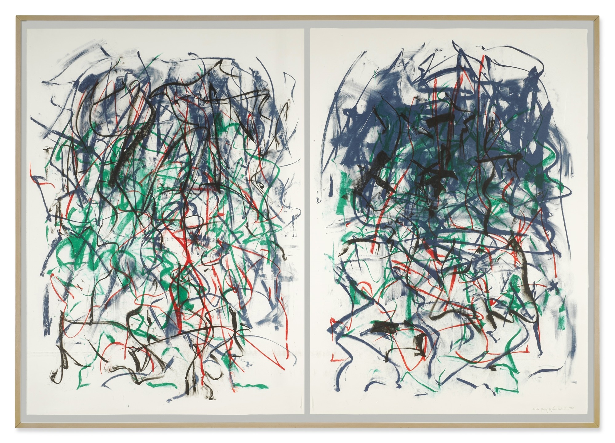 Joan Mitchell Sunflowers II (1992) MutualArt