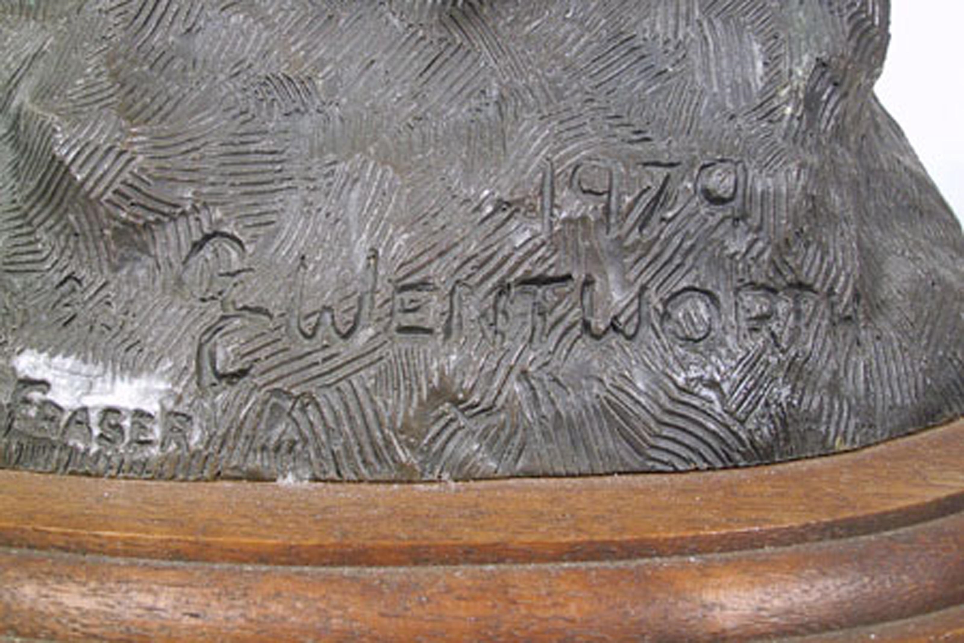 Artwork by G.C. Gerry  Wentworth, From the Earth, Made of Bronze Sculpture