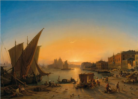 Venice by Ludwig Mecklenburg, 1849