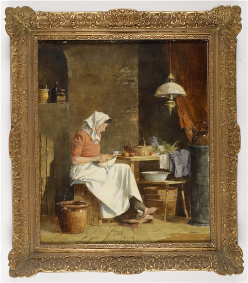 Die Küchenmagd by Peter Götz Pallmann