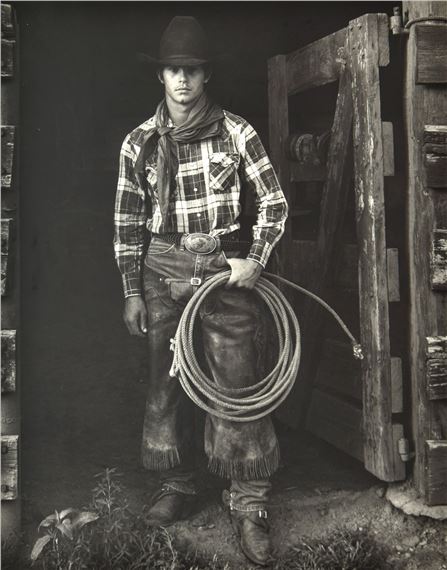 Louis Sanders, Bell Ranch, New Mexico by Kurt Markus, 1983