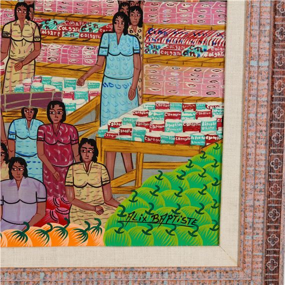 Alix Baptiste Island Market MutualArt