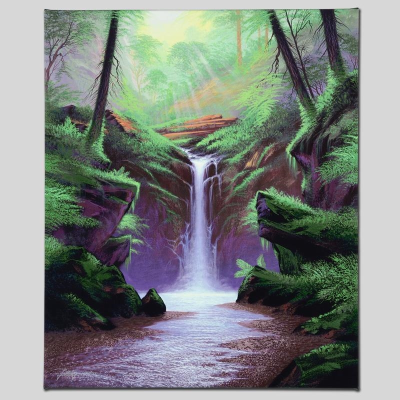 Jon Rattenbury | Woodland Cascade | MutualArt