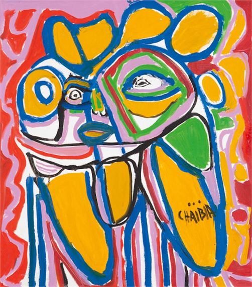 Le conteur by Chaibia Tallal, 1988