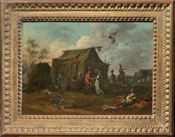 Halte de militaires by Jean Duplessis-Bertaux, 1795