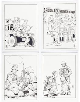 Leatherneck Magazine Single Page Gag Cartoon - Don  Lomax