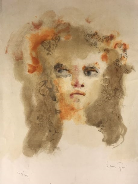 Portrait of a young woman. by Leonor Fini