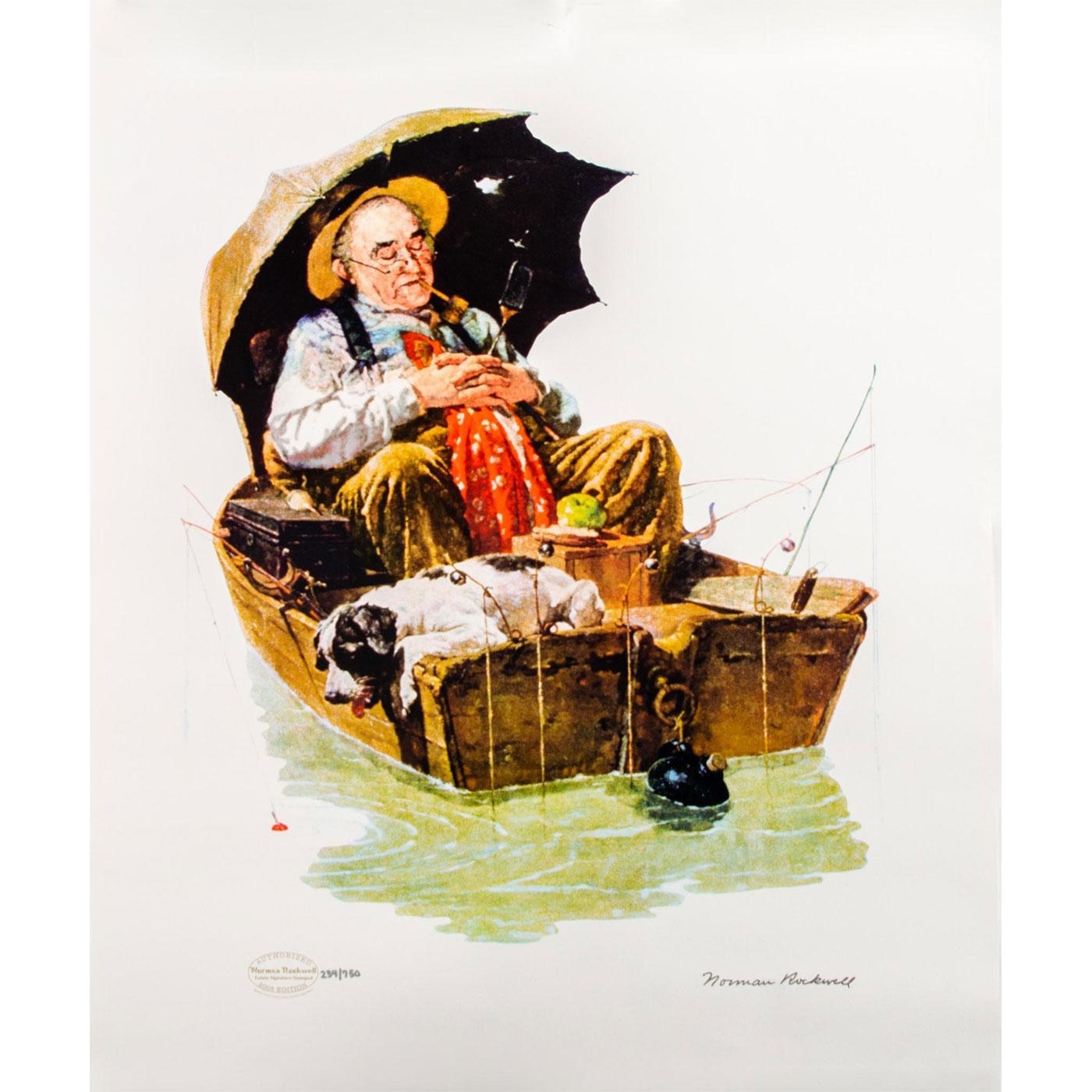 Norman Rockwell Gone Fishin' (2005) MutualArt