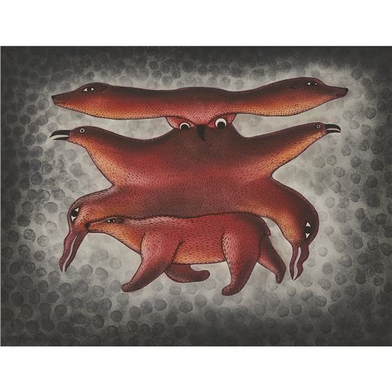 OWL EVOLVING, by Kenojuak Ashevak, 2000