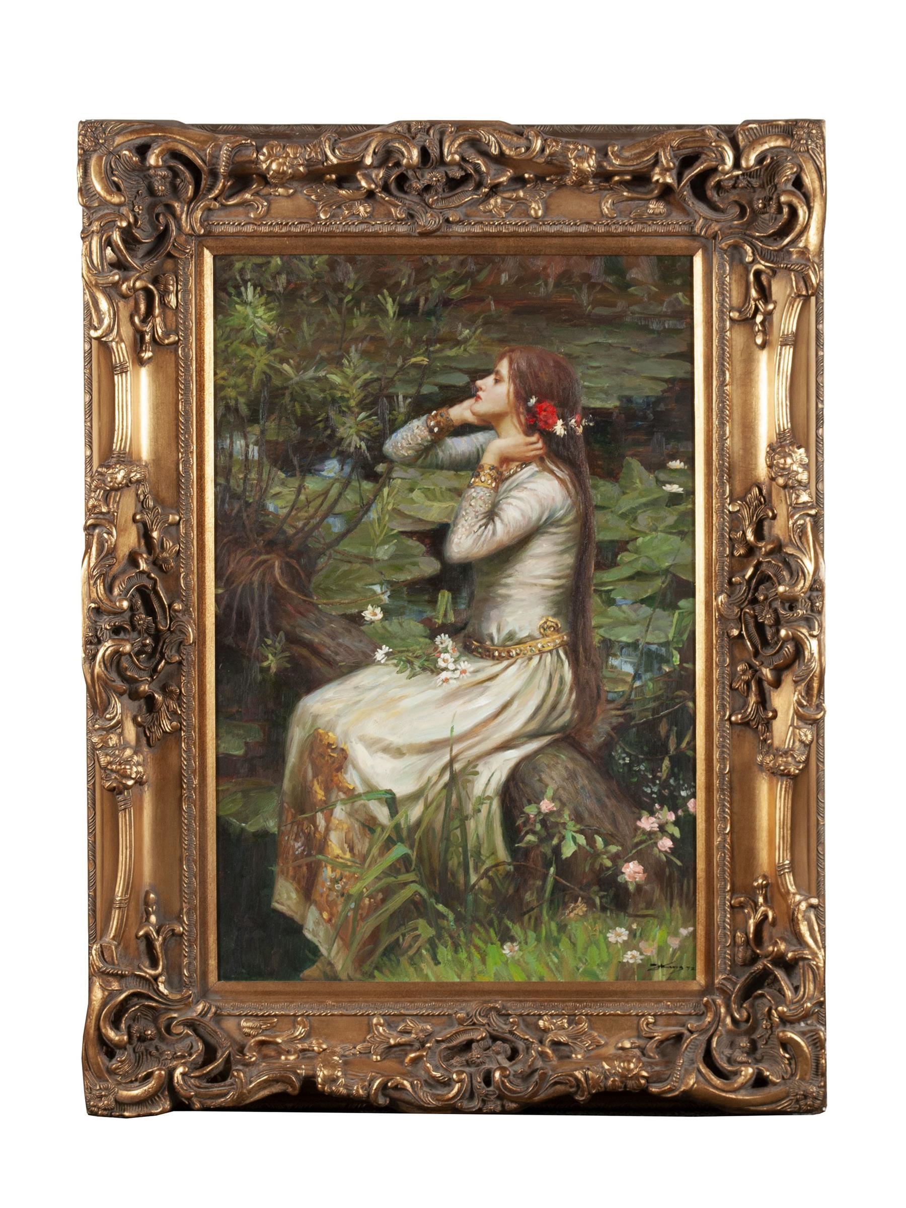 Reproduction Tableau Ophelia - John Waterhouse - Impression Giclée Toile Fine