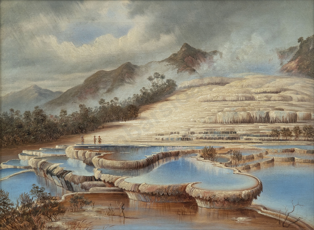 The White Terraces by Charles Blomfield, 1888