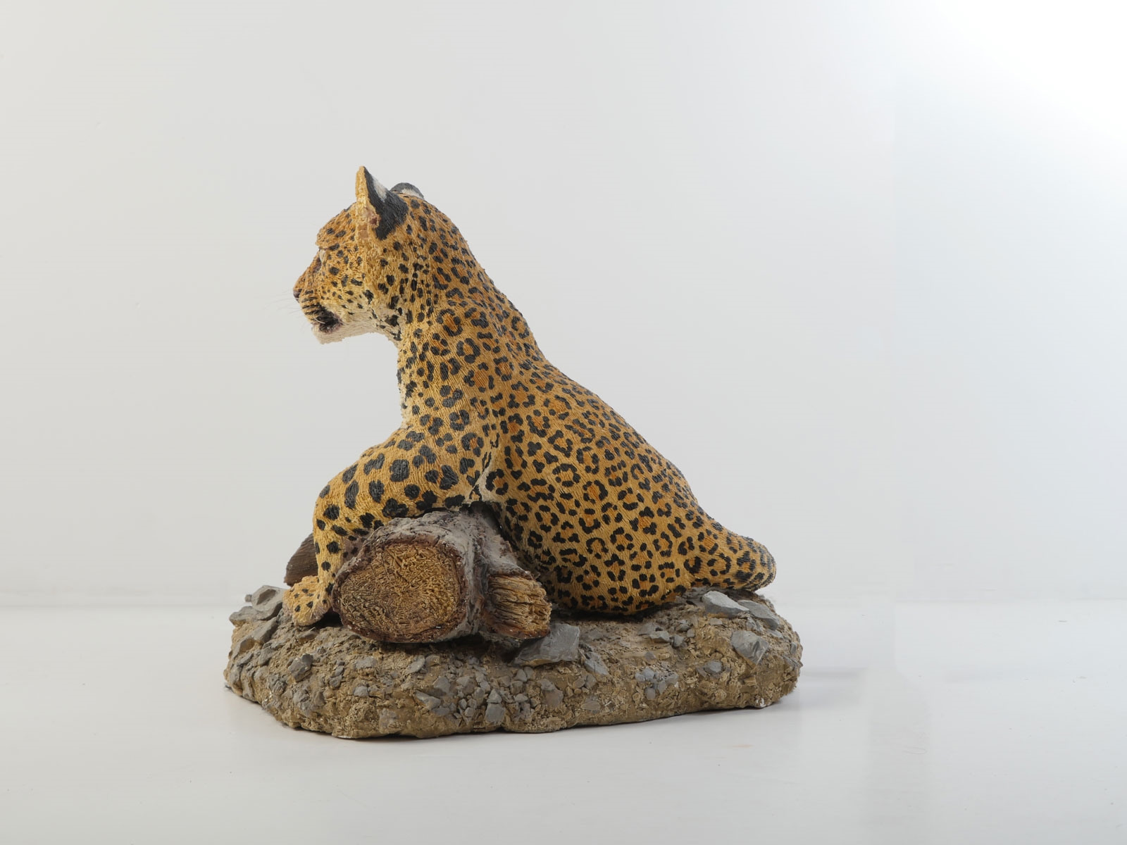 Johanna Drummond | LEOPARD CLAY SCULPTURE | MutualArt