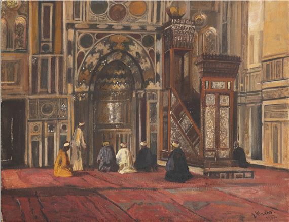 CAIRO MOSQUE by Georg Macco, 1932