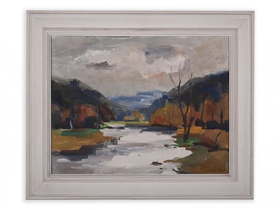 MOTIF FROM SÁZAVA RIVER by Jaroslav Kotas, 20th century