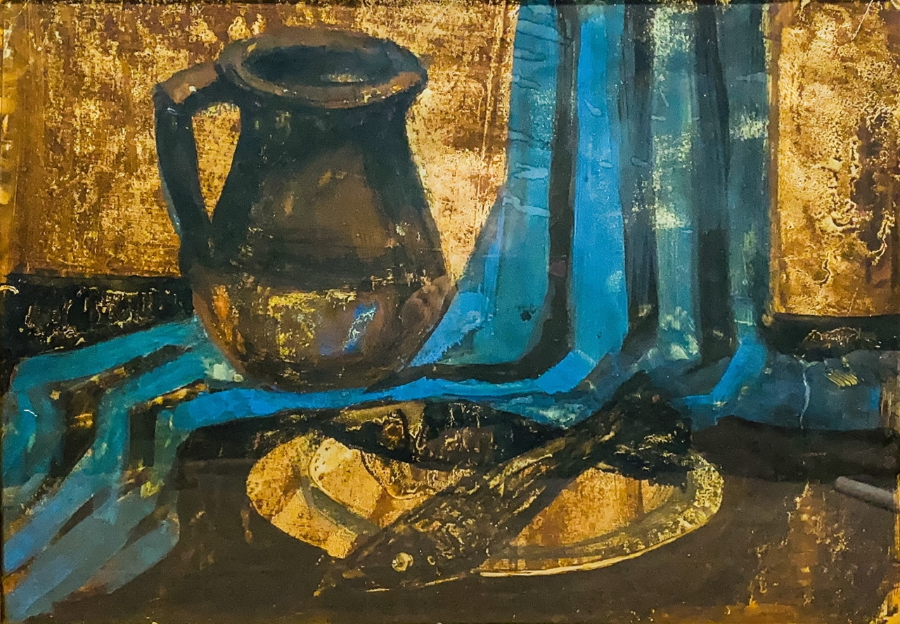 Katalin Molnár | Still life with a pitcher | MutualArt