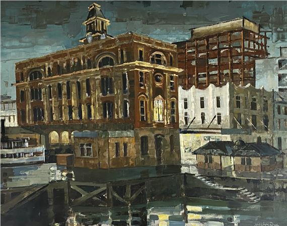 Ferry Buildings, Auckland by Jocelyn Dye
