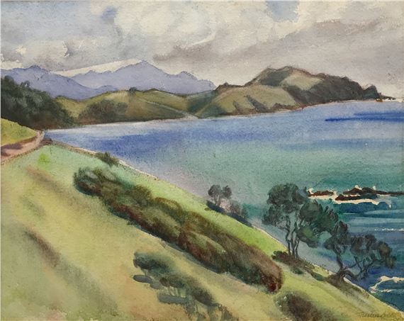 On the Road to Russell by Beatrice Seddon, dated 1957