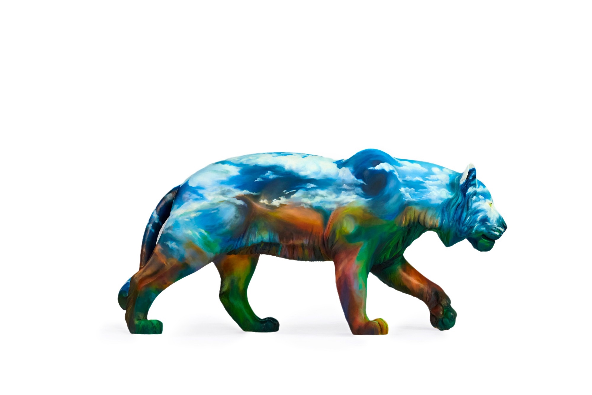 Artwork by Harshita Agarwal, JI Hyun Kim, Temenggong Artists-In-Residence, Lasalle College of the Arts, Search, Made of acrylic paint on fiberglass