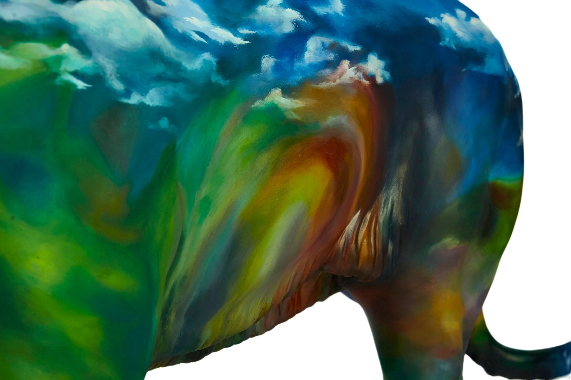 Artwork by Harshita Agarwal, JI Hyun Kim, Temenggong Artists-In-Residence, Lasalle College of the Arts, Search, Made of acrylic paint on fiberglass