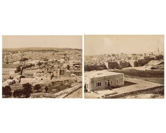 Panorama de Jerusalem ; Vue de Jerusalem - Constantine Zangaki
