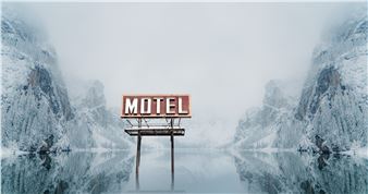 Winter Motel - Aqua Aura