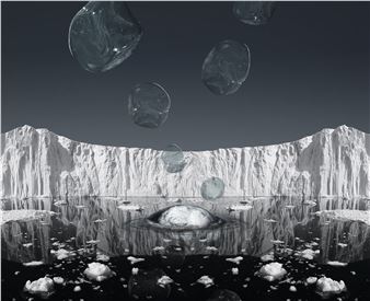 Dissolving Landscape - Aqua Aura