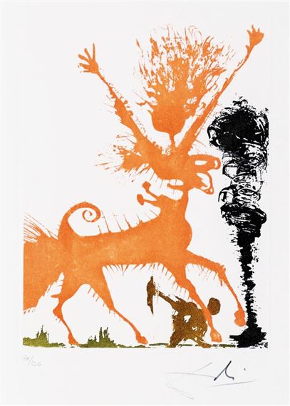 Salvador Dalí | Venus au Joueur d'Orgue (1971) | MutualArt