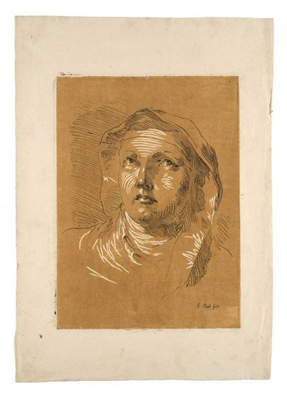 Damenbildnis by Johann Gottlieb Prestel, Um 1775