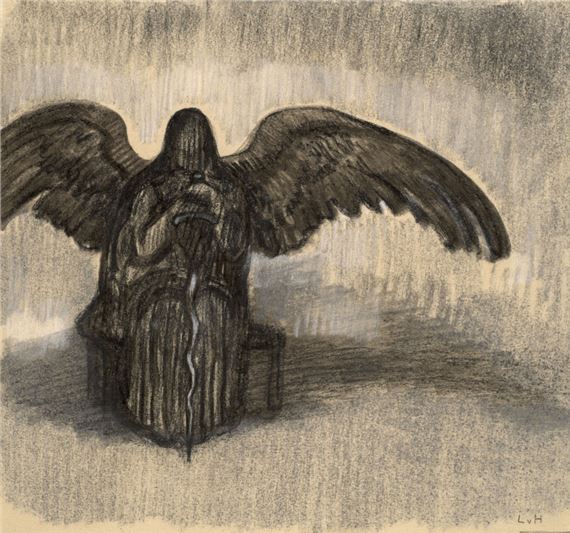 O.T. (Todesengel by Ludwig von Hofmann, Um 1894