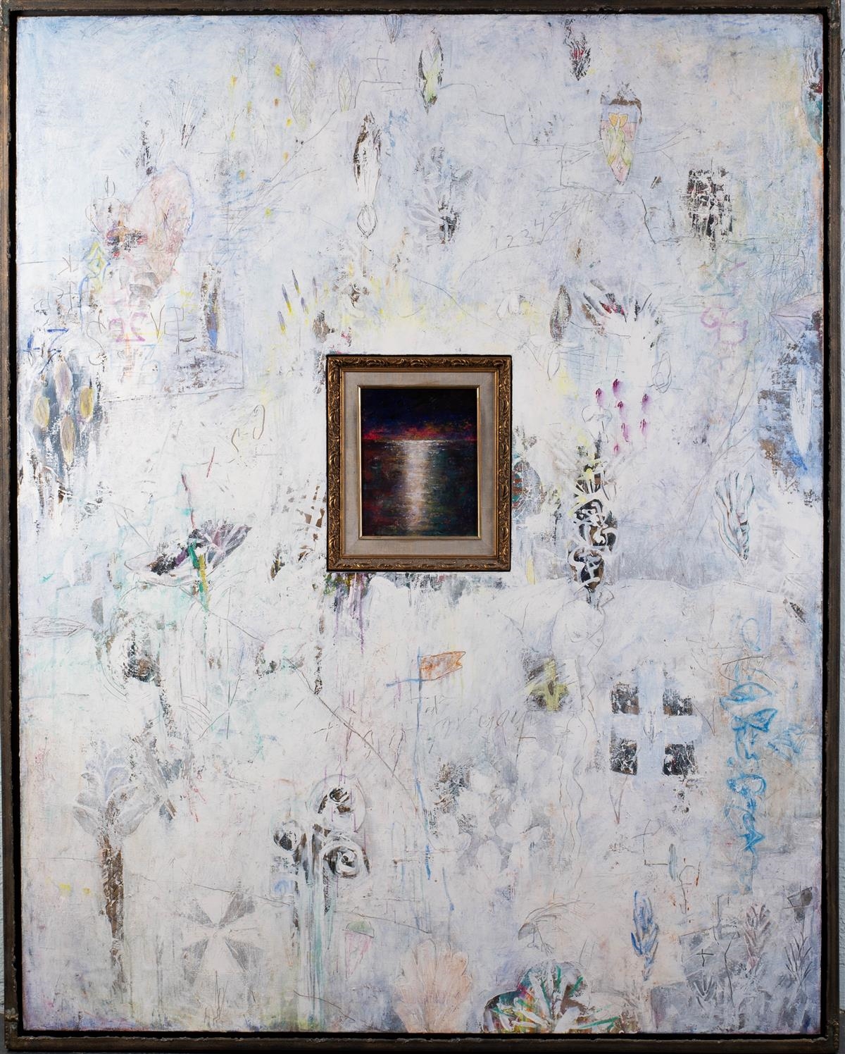 Artwork by Ford Crull, PRECARIOUS LANDSCAPE, Made of Oil, wood, steel, enamel and wax