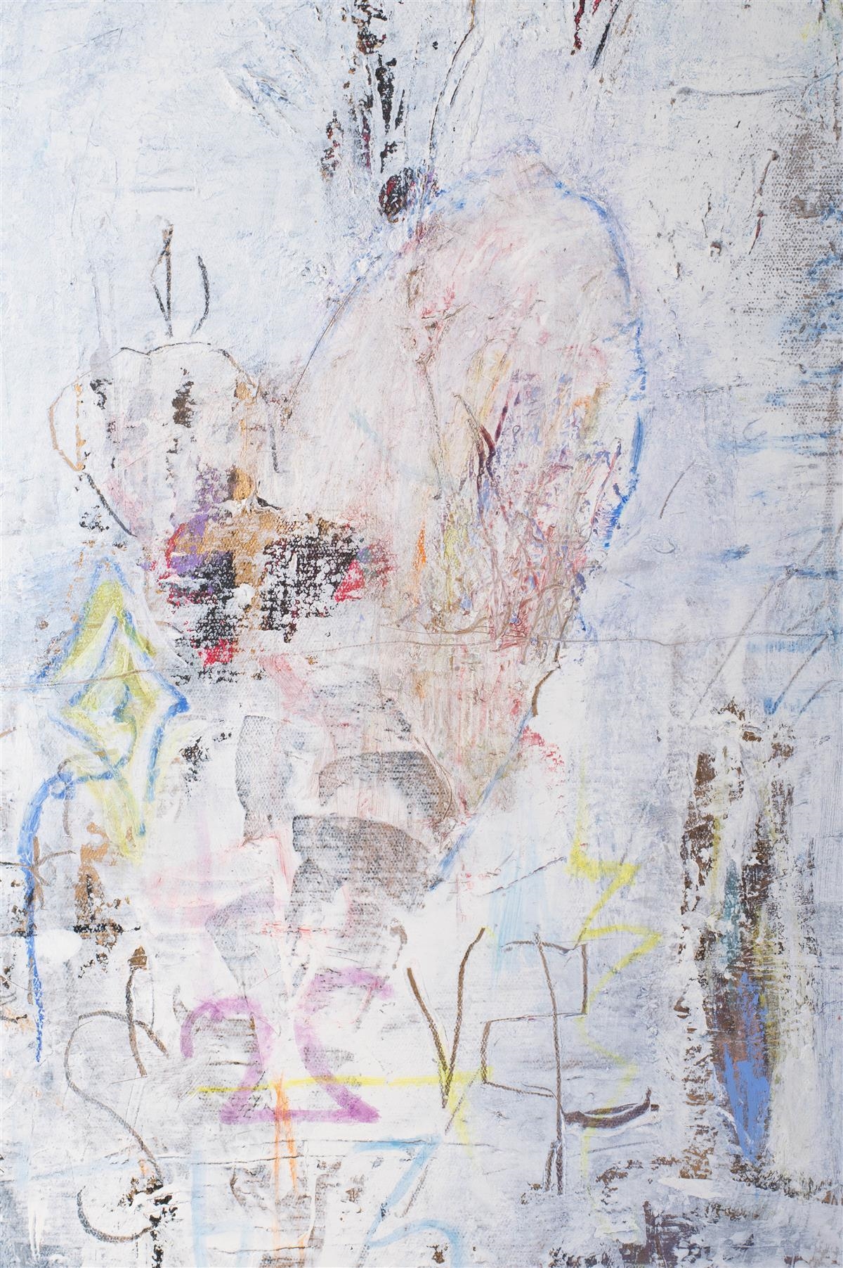 Artwork by Ford Crull, PRECARIOUS LANDSCAPE, Made of Oil, wood, steel, enamel and wax