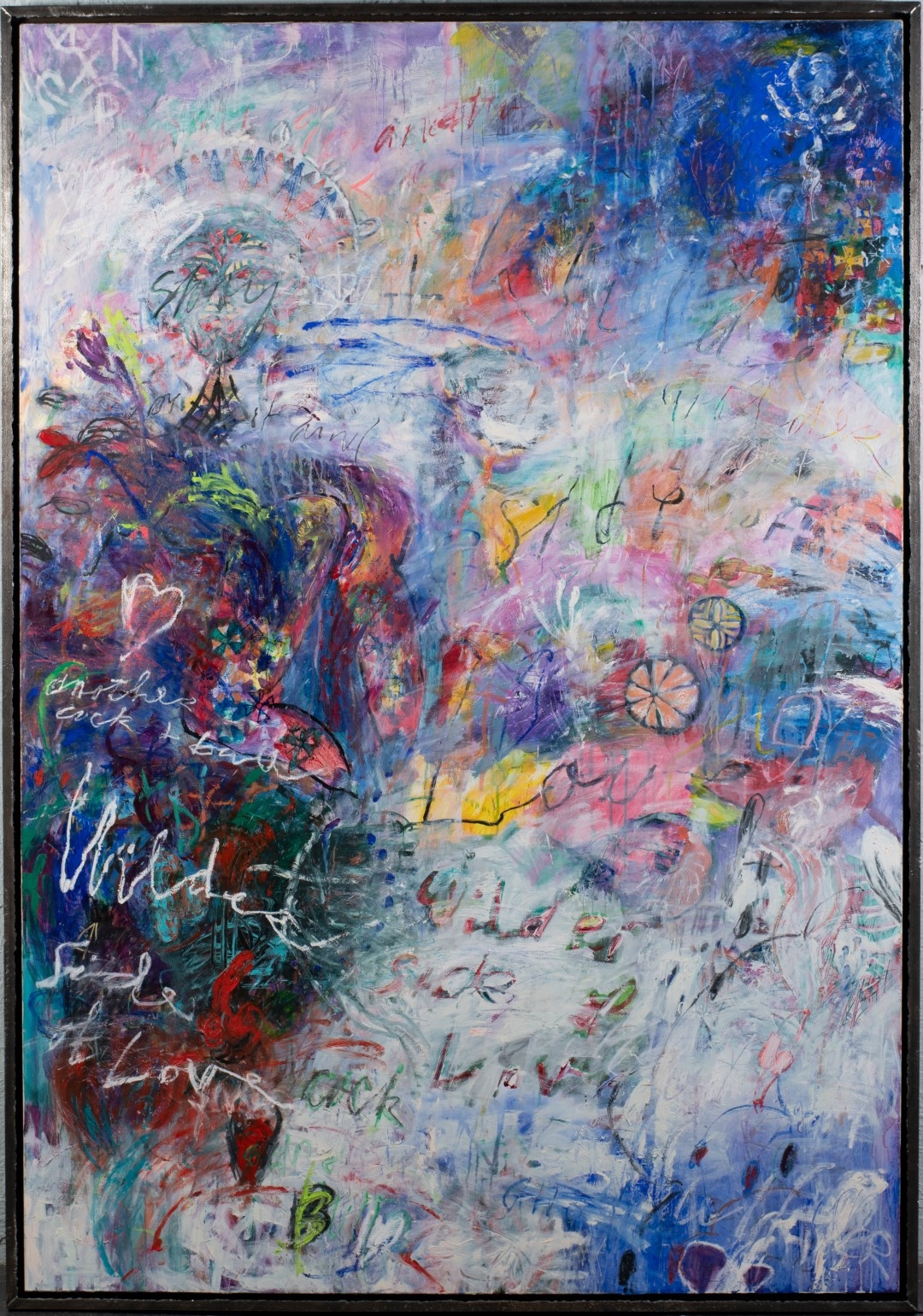 Artwork by Ford Crull, WILDER SIDE OF LOVE, Made of Oil and wax on canvas