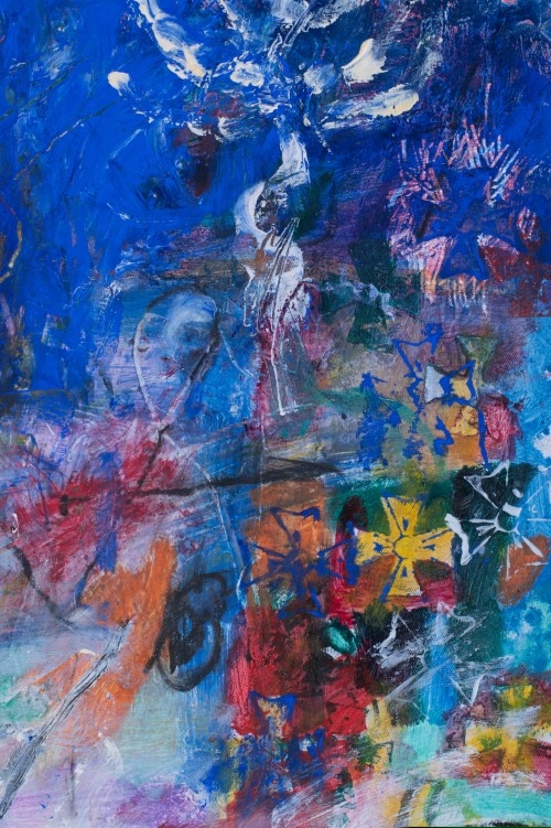 Artwork by Ford Crull, WILDER SIDE OF LOVE, Made of Oil and wax on canvas