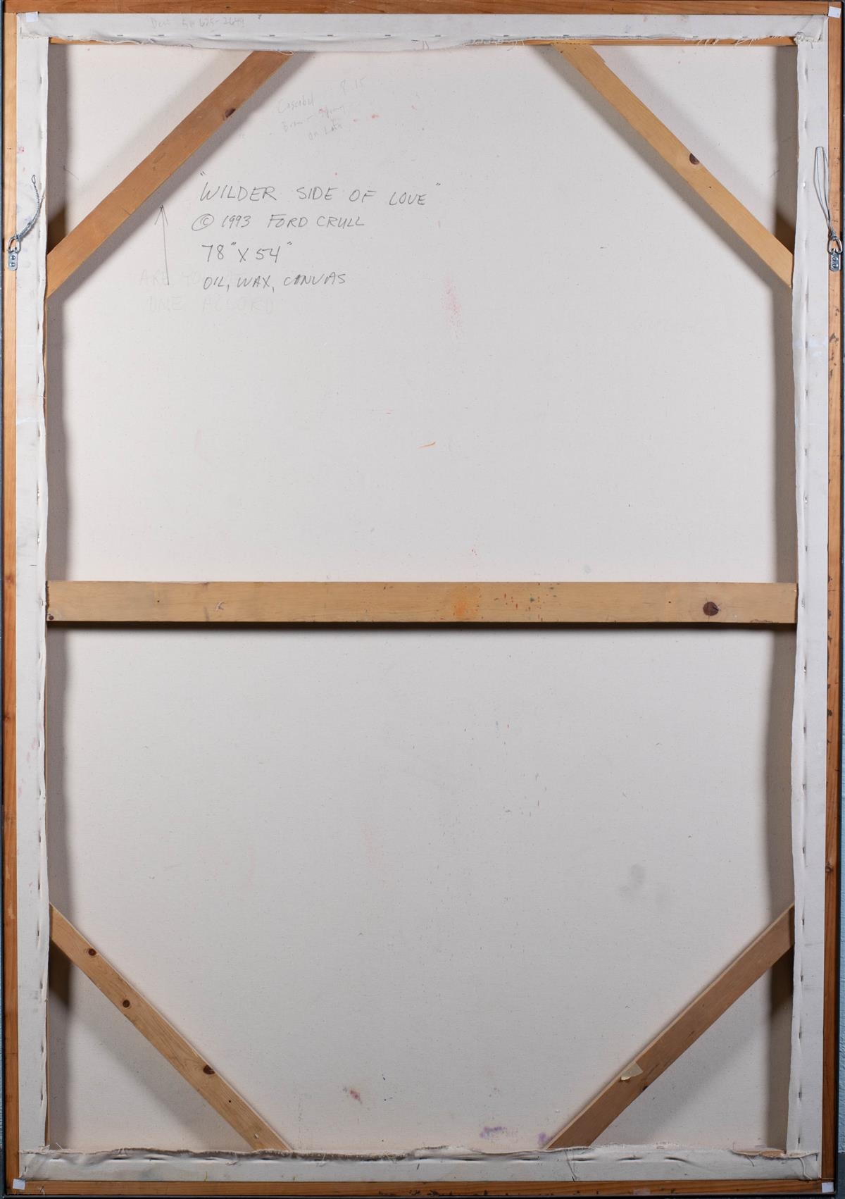 Artwork by Ford Crull, WILDER SIDE OF LOVE, Made of Oil and wax on canvas