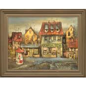 Small town street by Juris Bindemanis, 1985