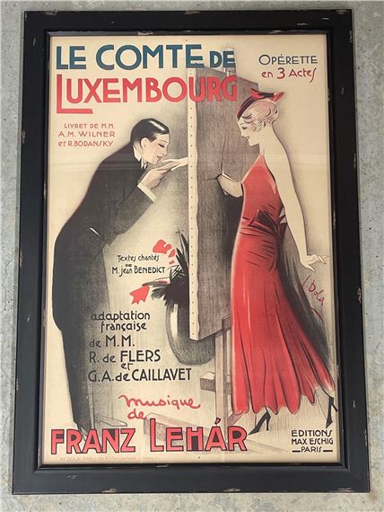 Le Comte De Luxembourg Poster by Georges Dola