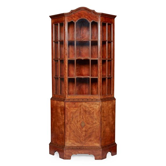 ARTS & CRAFTS CHINA CABINET, CIRCA 1916 by Ernest William Gimson