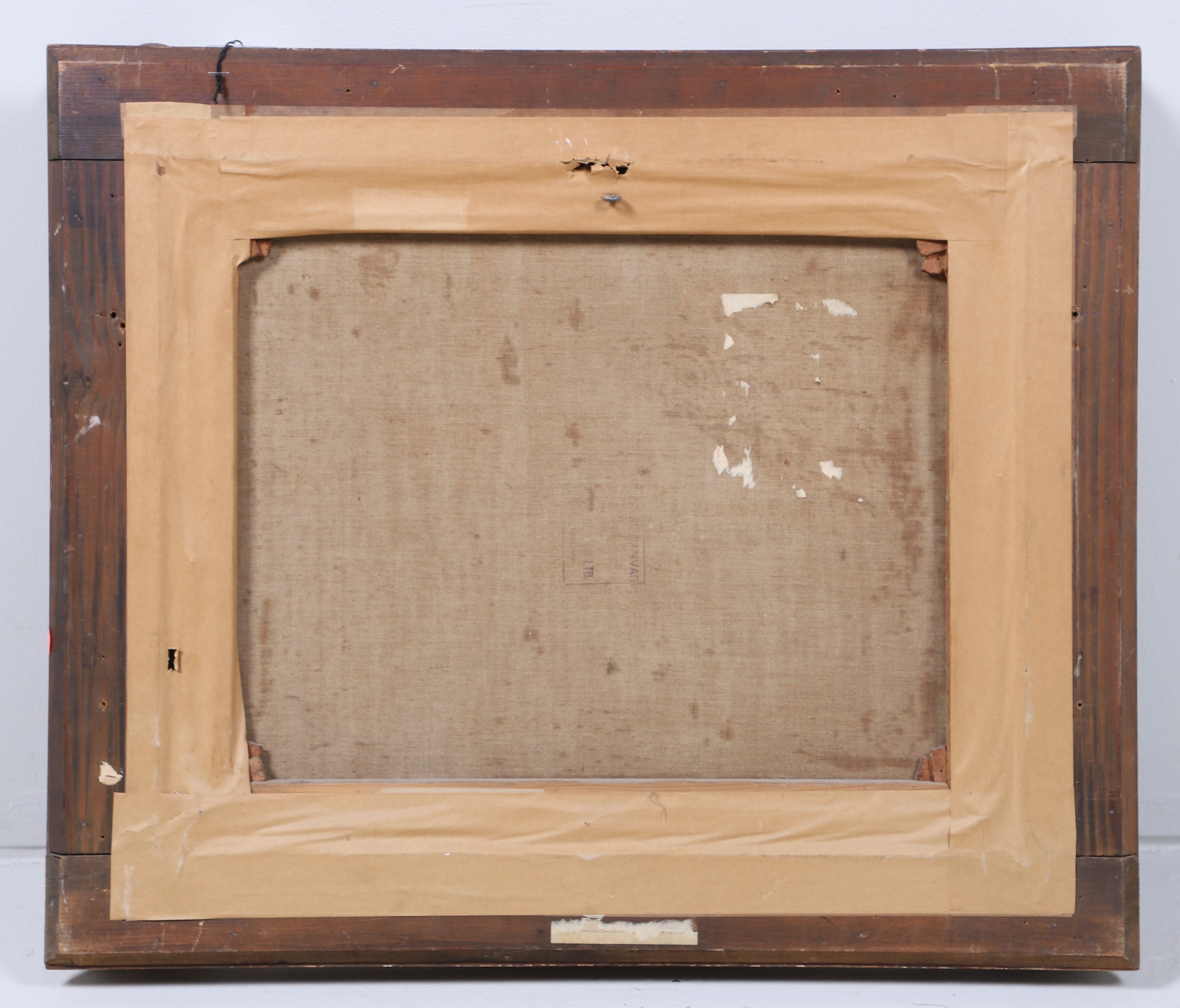 Artwork by Conrad Heighton Leigh, Smoking by the Fire, Made of oil on canvas