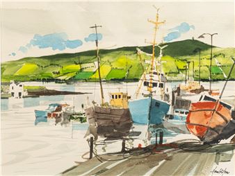 Moored Boats - Jack Hambleton