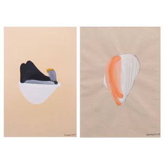 a) Untitled
b) Abstract Figure - Trek Valdizno